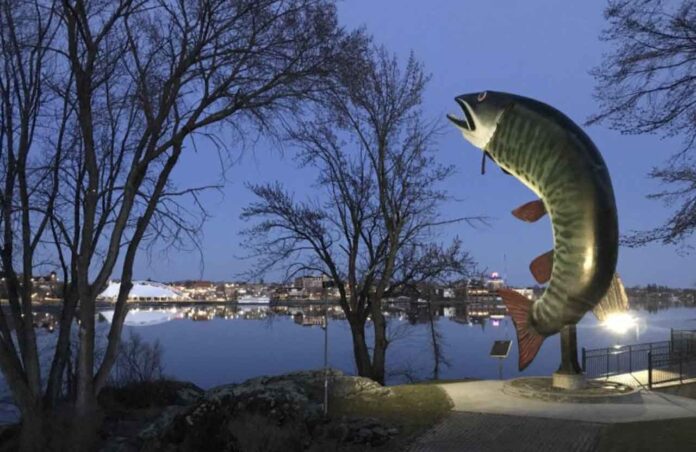 Husky the Muskie in Kenora Ontario