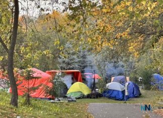Fort William First Nation, Nishnawbe Aski Nation and the City agree gaps remain and joint advocacy is needed McVicars Creek Homeless Encampment in October