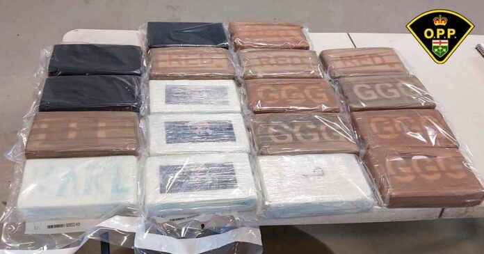 OPP Image - Shuniah Drug Seizure of 18 kg of cocaine