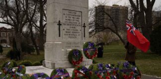 2026 Poppy Campaign Launches with Phone Donations and National Remembrance Mural Remembrance Day at Waverly Park in Thunder Bay