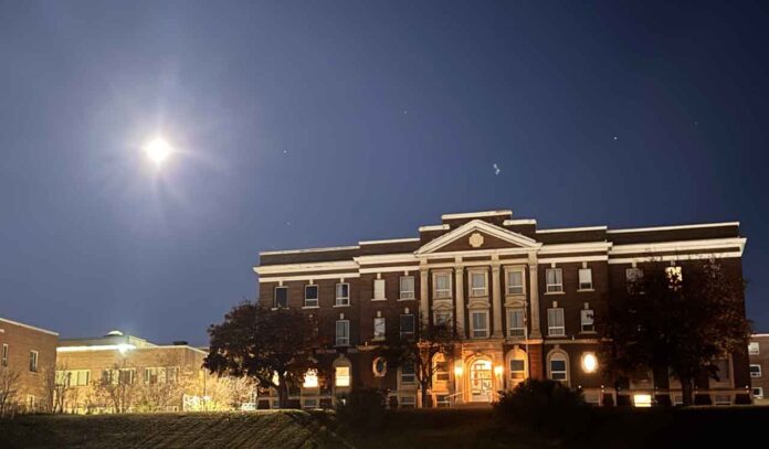 Full-Moon-over-Court-House-HotelIMG_9910-3 November Full Moon over the Court House Hotel on November 5 2025
