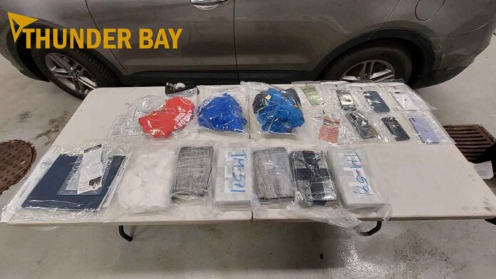 Shuniah traffic stop: OPP seize 5 kg cocaine; two charged