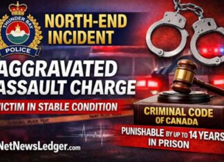 Charge Laid After North-End Business Incident; Victim Stable, Police Say Thunder Bay Police lay aggravated assault charge after Hodder Ave business incident; victim stable