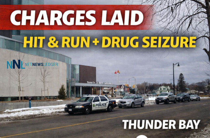 Thunder Bay hit-and-run probe leads to ROPE arrest, cash and fentanyl, cocaine, meth seizures.