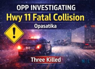Highway 11 Collision in Opasatika Under Investigation After Three Fatalities OPP investigate Hwy. 11 crash in Opasatika involving tractor trailer and pickup; three dead.
