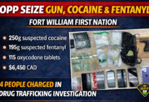 Loaded Handgun, Cocaine and Fentanyl Seized on Fort William First Nation Loaded handgun, fentanyl and cocaine seized on Fort William FN; four face major guns and drugs charges