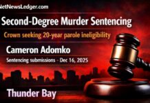 Cameron Adomko Faces Life Sentence for the 2023 Murder of his Stepmother – Sentencing in 2026 Cameron Adomko faces life in prison for the 2023 murder of his stepmother in Thunder Bay. Sentencing in 2026