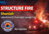 Garage Fire on Lakeshore Drive in Shuniah Brought Under Control Overnight Shuuniah Fire Rescue
