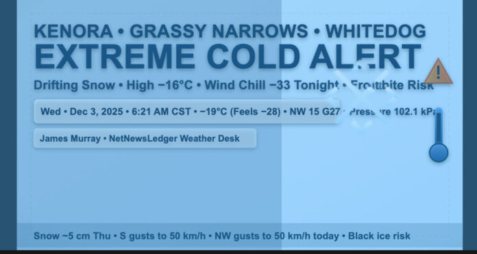Kenora Weather Dec 3 2025