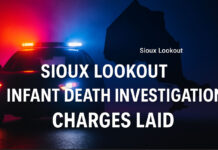 Sioux Lookout OPP Lay Charges Following Infant Death Investigation Sioux Lookout OPP charge Sandy Lake woman in infant death; murder, neglect counts, penalties.