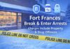 Fort Frances Break-and-Enter Investigation Leads to Two Arrests, OPP Say Fort Frances break and enter leads to two charged; OPP outline offences and potential penalties.