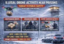 Illegal Drone Activity Near Ontario Jails and Prisons Pose Threat to Public Safety Illegal Drones near Jails and Prisons in Ontario