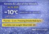 January 16, 2026: Kenora & Lake of the Woods Detailed Weather Forecast — Flurries, Gusty Winds, and Frostbite Risk Kenora Weather