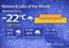 January 21, 2026: Kenora & Lake of the Woods Weather — Light Snow Today, Wind Chills Near -40 Thursday Kenora and Lake of the Woods Weather Jan 21 2026