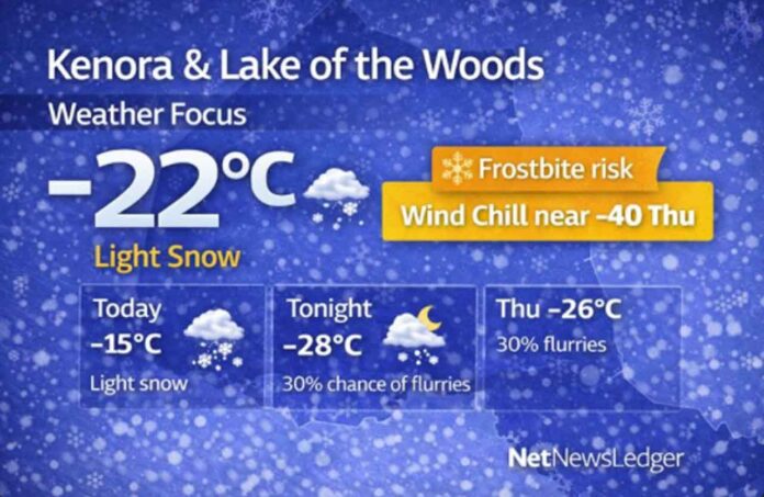 Kenora and Lake of the Woods Weather Jan 21 2026