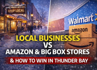 How Local Businesses Can Compete and Thrive in the Age of Amazon and Big Box Retail How local businesses can survive and thrive in Thunder Bay