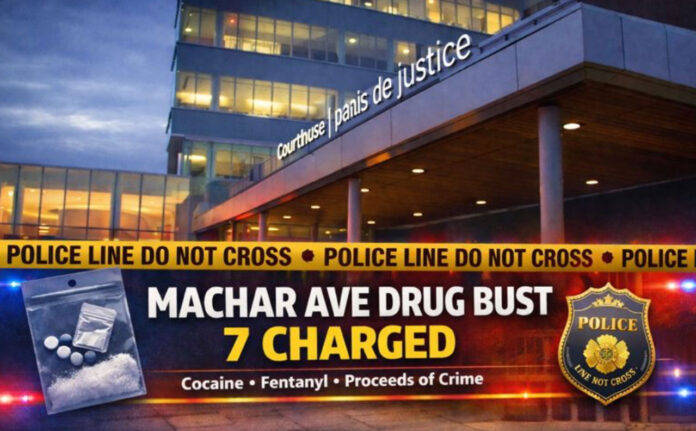 Seven charged after Machar Ave drug search. Here’s what the offences mean and possible penalties.