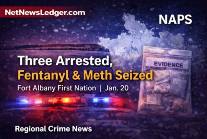 Fort Albany drug raids: fentanyl, meth and Suboxone seized; three charged, probe ongoing