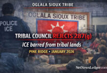 Oglala Sioux Tribal Council Rejects 287(g) Deal, Votes to Ban ICE Activity on Pine Ridge Oglala Sioux Tribe, Pine Ridge, ICE, Section 287(g), tribal sovereignty, Indigenous rights, tribal policing, immigration enforcement, jurisdiction, self-governance, community trust, South Dakota, Native nations, federal agencies, cross-border travel, Minnesota, Northwestern Ontario