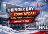 Thunder Bay Man Given Suspended Sentence, Probation After Guilty Pleas in Multiple Cases Court Case Update Thunder Bay Court