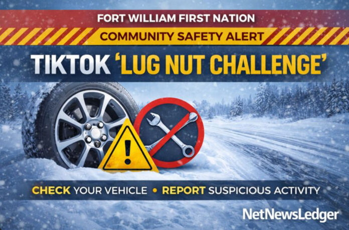 FWFN warns of viral “lug nut” prank; residents urged to check vehicles and report tampering.