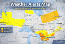 January 19, 2026 – Ontario Weather Update – Alerts and Warnings Weather Map