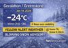 January 14, 2026: Geraldton–Greenstone Detailed Weather Forecast — Yellow Blowing Snow Advisory and Bitter Wind Chills Geraldton–Greenstone weather forecast for January 14, 2026