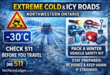 Extreme Cold Turns Northwest Ontario Highways Into Ice Rinks Extreme cold is icing NW Ontario roads; check 511 and pack a winter kit before you travel this week.