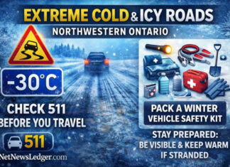 Extreme Cold Turns Northwest Ontario Highways Into Ice Rinks Extreme cold is icing NW Ontario roads; check 511 and pack a winter kit before you travel this week.
