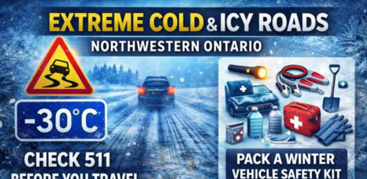 Extreme Cold Turns Northwest Ontario Highways Into Ice Rinks Extreme cold is icing NW Ontario roads; check 511 and pack a winter kit before you travel this week.