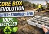 Core Box “Revolution” Spotlights Lighter, Trackable, Recycled Alternative for Drill Core Storage There is a revolution in Mining Core Boxes