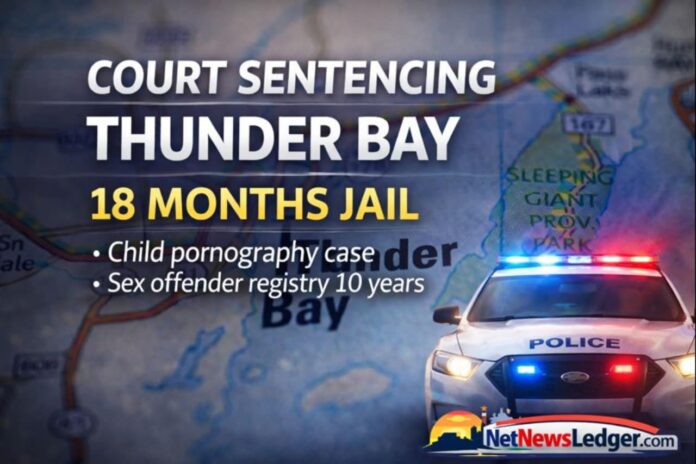 A 35-year-old man was sentenced in an Ontario court on January 29, 2026, after a conviction for possession of child pornography. Colin Andrew Palmquist appeared before Justice Emily Beaton for sentencing. Family members were present in court in support of the offender. A 35-year-old man was sentenced in an Ontario court on January 29, 2026, after a conviction for possession of child pornography. Colin Andrew Palmquist appeared before Justice Emily Beaton for sentencing. Family members were present in court in support of the offender.