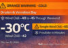 January 22, 2026: Dryden and Vermilion Bay Forecast – Orange Cold Warning as Wind Chills Push to -45 Dryden and Vermilion Bay face an Environment Canada Orange Cold Warning as wind chills plunge to -40 to -45 through the weekend.