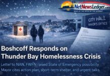 Thunder Bay Mayor Boshcoff Responds to NAN, Fort William First Nation on Homelessness Crisis, State of Emergency Call Homeless crisis