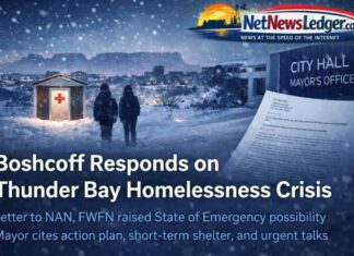 Thunder Bay Mayor Boshcoff Responds to NAN, Fort William First Nation on Homelessness Crisis, State of Emergency Call Homeless crisis