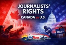 Backgrounder – Independent vs Accredited Journalists: What the Law Protects in the U.S. and Canada Independent journalists’ legal protections differ in U.S. vs Canada—shield laws, searches, access