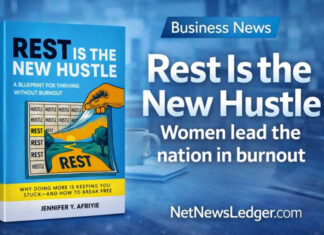 Women Report Higher Burnout Rates as “Rest Is the New Hustle” Sparks Workplace Wellness Conversation New book argues “rest” drives sustainable success as women face rising burnout in work and life