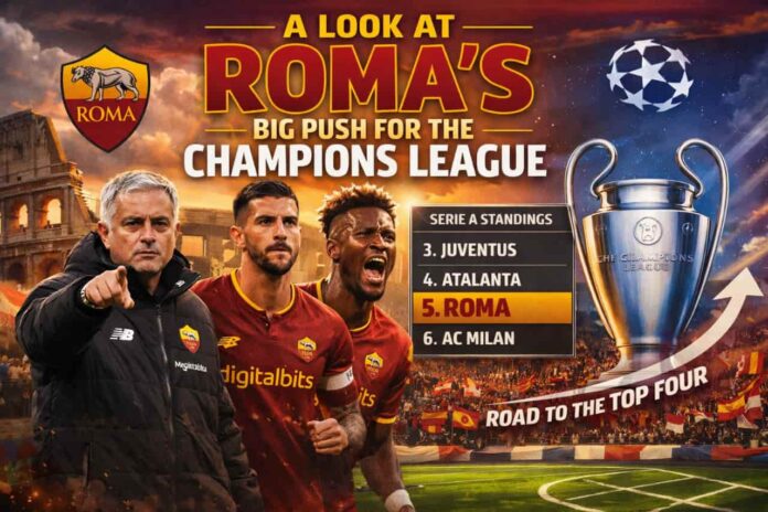 Roma seeks top rating with push to Champions League