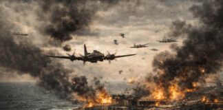 History Today: DISPATCHES FROM EUROPE — Week of February 15–21, 1943 Tuesday brought another hammer blow from the air in occupied France. U.S. Eighth Air Force heavies went for the submarine base at St. Nazaire—those thick concrete shelters that are the wombs of the U-boat war