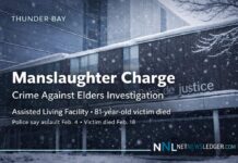 Crime Against Elders Investigation Leads to Manslaughter Charge in Thunder Bay Manslaughter Charge laid... accused granted bail
