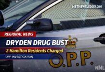 Dryden Street Crime Unit Investigation Leads to Drug Trafficking Charges Against Two Hamilton Residents Dryden OPP charge two Hamilton residents; suspected fentanyl, cocaine and meth seized in probe.