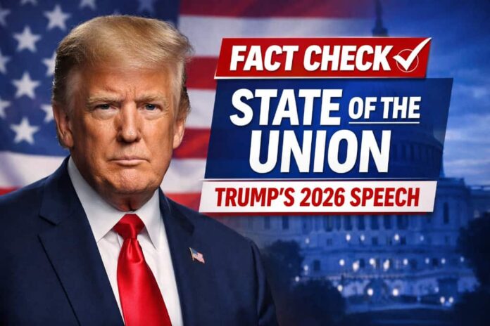 Fact-checking Trump’s 2026 SOTU: inflation, gas, border, crime, tariffs, Iran, NATO, Venezuela