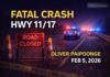 Two Women Killed in Late-Night Crash on Highway 11/17 in Oliver Paipoonge Two women killed in Highway 11/17 crash near Oliver Paipoonge; OPP seek witnesses and dashcam video.