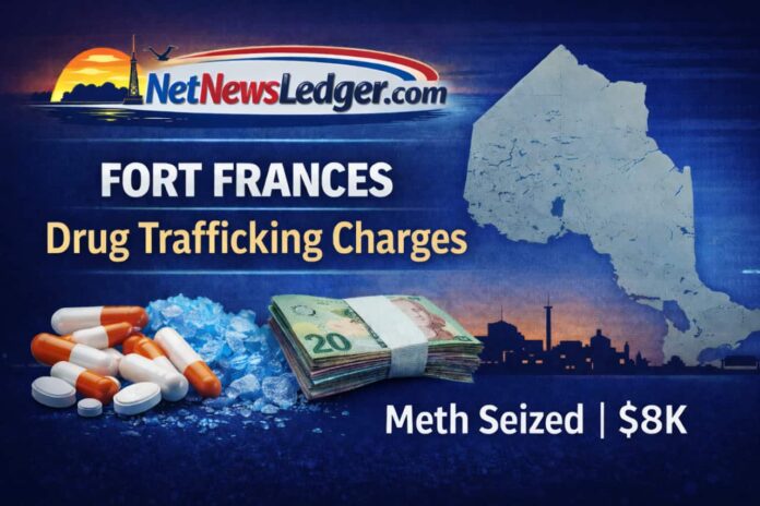 Fort Frances search warrant nets meth, cash and trafficking evidence; three charged in joint police probe.