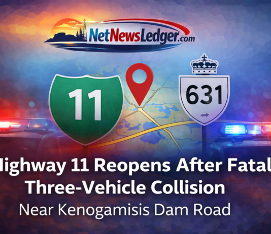 Highway 11 Reopens After Fatal Three-Vehicle Collision Near Kenogamisis Dam Road Highway 11 reopened after fatal crash near Kenogamisis Dam Road; OPP seek dashcam video.