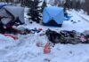 From “sweeps” to supports: How Canada’s big cities are responding to homeless encampments Homeless Encampment at McVicars Creek Feb 2026