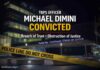 Thunder Bay Police officer Michael Dimini convicted of breach of trust, obstruction of justice Michael Dimini convicted over 2020 West Frederica entry and edits to a police report in Thunder Bay.