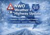 Northwestern Ontario Weather and Highway Conditions Update A sharp-moving system is driving gusty winds, flurries, and pockets of blowing snow across Northwestern Ontario today, followed by a deep freeze tonight (wind chills well into the -20s and -30s). Thunder Bay is under a strong wind statement with gusts up to 80 km/h expected this afternoon