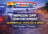 Nipigon OPP Target Commercial Vehicles, Speed in 12-Hour Traffic Blitz Nipigon OPP traffic blitz targets CMVs and speed: 62 charges and 11 warnings in 12 hours.