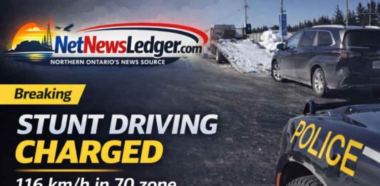 Nipigon OPP Lay Stunt Driving Charge After Minivan Clocked at 116 km/h in 70 Zone Nipigon OPP lay Stunt Driving Charges
